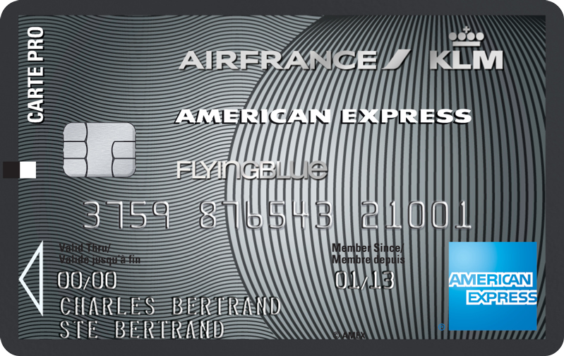 Carte PRO AIR FRANCE KLM - AMERICAN EXPRESS PLATINUM